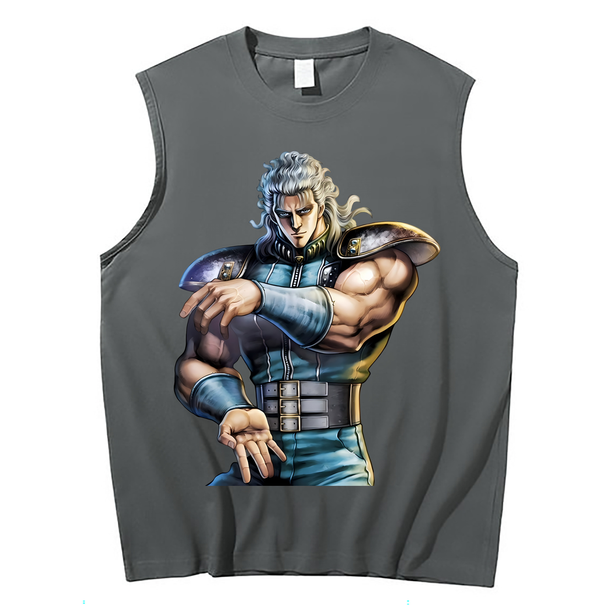 （画像用） 北斗の拳 Fist of the North Star コットン100％タンクトップ（フロントプリント）